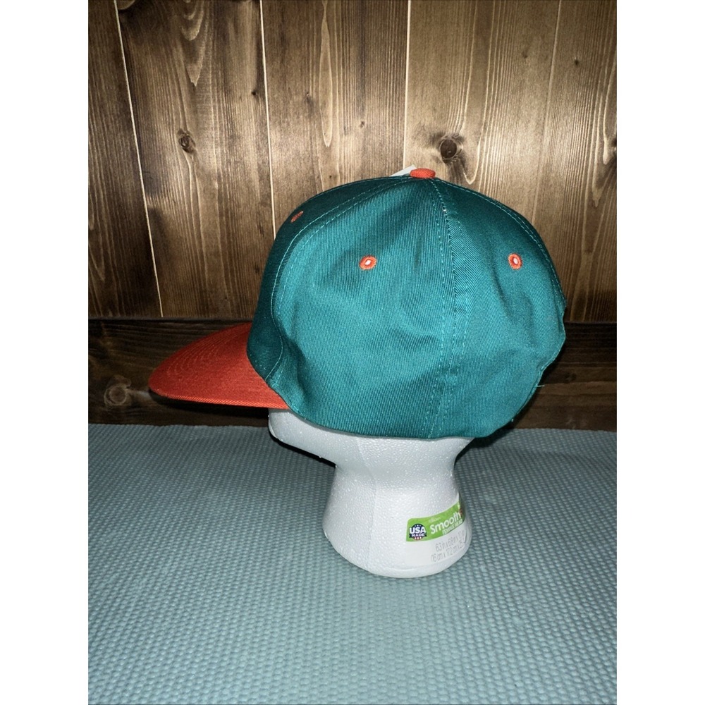 NWT Vintage 90s Logo 7 Team NFL Miami Dolphins SnapBack Hat Sports‎ Football - Picture 5 of 14